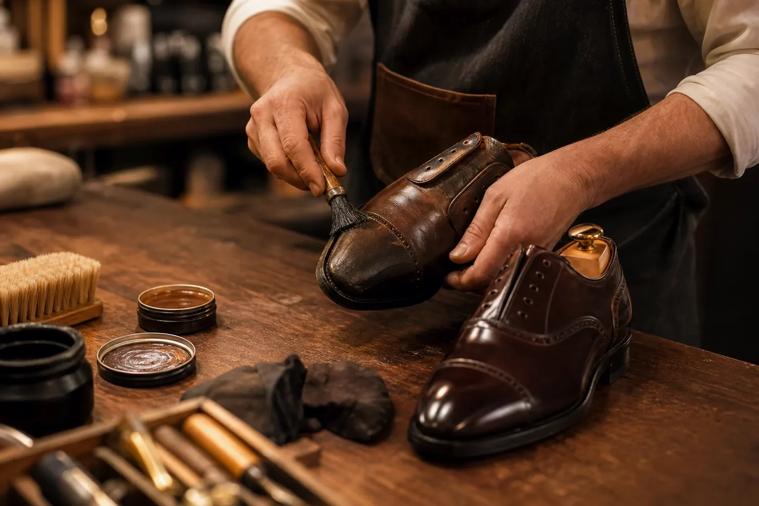 Reforma de sapatos sociais em Londrina